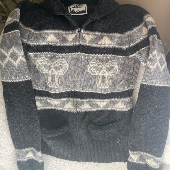 TNA Sea to Sky lambswool cardigan sweater NWOT size MEDIUM - Picture 3 of 7